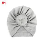 Turban bebelusi din bumbac (Culoare: Albastru) JEMdrl1054