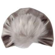 Turban bebelusi din catifea (Culoare: Turquaz) JEMdrl1070
