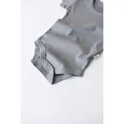 Body din bumbac organic Gri (Marime: 12-18 Luni) JEMBC-CSY5784-6