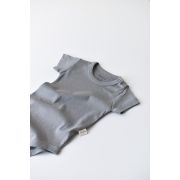 Body din bumbac organic Gri (Marime: 18-24 Luni) JEMBC-CSY5784-9