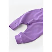 Pantaloni Bebe Unisex din bumbac organic Mov (Marime: 9-12 luni) JEMBC-CSY5620-18