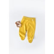Pantaloni cu Botosei - Bumbac organic Galben pal (Marime: 3-6 Luni) JEMBC-CSY5612-3