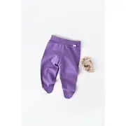 Pantaloni cu Botosei - Bumbac organic Mov (Marime: 3-6 Luni) JEMBC-CSY5609-3