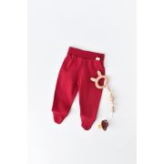 Pantaloni cu Botosei - Bumbac organic Rosu (Marime: 6-9 luni) JEMBC-CSY5605-6