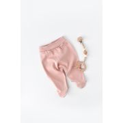 Pantaloni cu Botosei - Bumbac organic Roz pudra (Marime: 6-9 luni) JEMBC-CSY5608-6