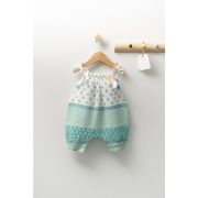 Salopeta de vara din muselina pentru bebelusi Peacock, Tongs baby (Culoare: Somon, Marime: 6-9 luni) JEMtgs_4301_6
