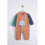 Salopeta pentru bebelusi Elefantel, Tongs baby (Culoare: Galben, Marime: 6-9 luni) JEMtgs_4071_6