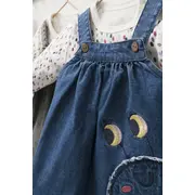 Set rochita cu body pentru fetite Monster, Tongs baby (Marime: 18-24 Luni, Culoare: Bleumarin) JEMtgs_4418_6