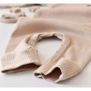 Salopeta cu maneca lunga si panataloni lungi din bumbac organic si modal - Blush (Marime: 12-18 Luni) JEMBC-CSYM11415-12