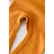 Salopeta cu maneca lunga si panataloni lungi din bumbac organic si modal - Mustar (Marime: 12-18 Luni) JEMBC-CSYM11408-12