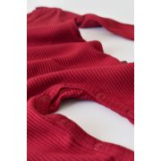 Salopeta cu maneca lunga si panataloni lungi din bumbac organic si modal - Rosu (Marime: 6-9 luni) JEMBC-CSYM11410-6