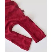 Salopeta cu maneca lunga si panataloni lungi din bumbac organic si modal - Rosu (Marime: 6-9 luni) JEMBC-CSYM11410-6