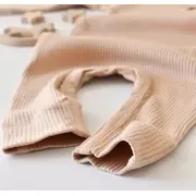 Salopeta cu maneca lunga si panataloni lungi din bumbac organic si modal - Somon (Marime: 9-12 luni) JEMBC-CSYM11412-9