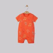 Salopeta de vara Tabara pentru bebelusi, Tongs baby (Culoare: Portocaliu, Marime: 3-6 Luni) JEMtgs_4181_5