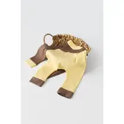 Set 2 pantaloni Ribana Bebe Unisex din bumbac organic si 5%elastan - Vanilie/Maro (Marime: 3-6 Luni) JEMBC-CSYR4003-3