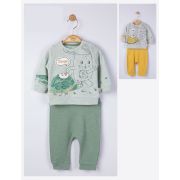 Compleu 2 piese Broscuta pentru baietei, Tongs baby (Culoare: Galben, Marime: 18-24 Luni) JEMtgs_4062_6