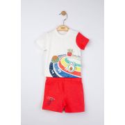 Compleu 2 piese Maraton pentru baietei, Tongs baby (Marime: 12-18 Luni, Culoare: Somon) JEMtgs_4312_5