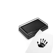 Kit rama foto tripla mobila cu cerneala pentru manuta si piciorus (Culoare rama: Alb, Culoare ink: Negru) JEMdrl-r31