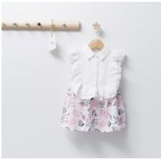 Rochita de fetita Barcelona, Tongs baby (Culoare: Verde, Marime: 6-9 luni) JEMtgs_3816_3