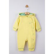 Salopeta cu gluga pentru bebelusi Ursulet, Tongs baby (Culoare: Gri, Marime: 3-6 Luni) JEMtgs_4120_2