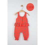 Salopeta de vara din muselina pentru bebelusi Natural, Tongs baby (Culoare: Gri, Marime: 3-6 Luni) JEMtgs_4261_2