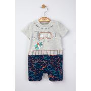 Salopeta de vara pentru bebelusi Swim, Tongs baby (Culoare: Alb, Marime: 3-6 Luni) JEMtgs_4141_5