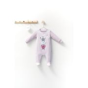 Salopeta pentru bebelusi Monster, Tongs baby (Culoare: Mov, Marime: 3-6 Luni) JEMtgs_4410_2