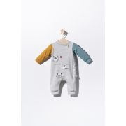 Salopeta pentru bebelusi Pug, Tongs baby (Culoare: Albastru, Marime: 6-9 luni) JEMtgs_2902_3