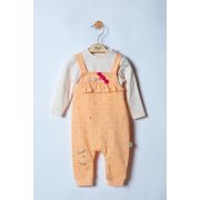 Set salopeta cu bluzita Sweets pentru bebelusi, Tongs baby (Culoare: Roz, Marime: 9-12 luni) JEMtgs_4046_3