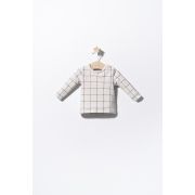 Set salopeta cu catelusi si bluzita pentru bebelusi, Tongs baby (Culoare: Albastru, Marime: 9-12 luni) JEMtgs_2907_3