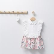 Rochita de fetita Barcelona, Tongs baby (Culoare: Somon, Marime: 9-12 luni) JEMtgs_3816_14