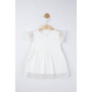 Rochita eleganta cu tulle pentru fetite, Tongs baby (Marime: 18-24 Luni, Culoare: Ecru) JEMtgs_4221_7
