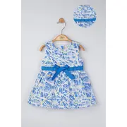 Rochita eleganta pentru fetite Mystery, Tongs baby (Culoare: Albastru, Marime: 6-9 luni) JEMtgs_4280_3