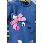 Set 2 piese cu bluzita si pantalonasi pentru fetite Colorful autum, Tongs baby (Culoare: Albastru, Marime: 6-9 luni) JEMtgs_4432_3