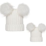 Set caciuli mama copil (Culoare: Alb) JEMdrl1149c