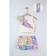 Set elegant bluzita de vara cu pantalonasi pentru fetite, Tongs baby (Culoare: Albastru, Marime: 6-9 luni) JEMtgs_4290_3