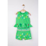 Set elegant bluzita de vara cu pantalonasi pentru fetite Ciucurasi, Tongs baby (Culoare: Verde, Marime: 24-36 luni) JEMtgs_4271_10