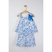 Set elegant bluzita de vara cu pantalonasi pentru fetite Mystery, Tongs baby (Culoare: Albastru, Marime: 24-36 luni) JEMtgs_4282_5