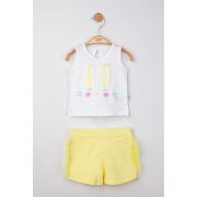 Set maiou de vara cu pantalonasi cu tulle pentru bebelusi , Tongs baby (Culoare: Verde, Marime: 6-9 luni) JEMtgs_4211_3