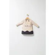 Rochita cu volan pentru fetite Fun Penguin, Tongs baby (Marime: 18-24 Luni, Culoare: Crem) JEMtgs_4569-7
