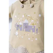 Rochita cu volan pentru fetite Fun Penguin, Tongs baby (Marime: 18-24 Luni, Culoare: Crem) JEMtgs_4569-7