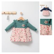 Rochita de fetita Milena, Tongs baby (Culoare: Bleumarine, Marime: 6-9 luni) JEMtgs_3819_8