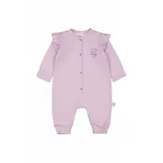 Salopeta cu maneca lunga si volanas nou nascut LILA, Tongs baby (Marime: 3-6 Luni) JEMtgs_3628lila_2