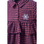 Set cu pantalonasi si camasuta in carouri pentru bebelusi Ballon, Tongs baby (Culoare: Rosu, Marime: 12-18 Luni) JEMtgs_4486-2