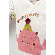 Set de 5 piese pentru nou nascut fetite Monster, Tongs baby (Culoare: Mov) JEMtgs_4415-1