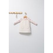 Set elegant cu sarafan si body pentru bebelusi Paris Love, Tongs baby (Marime: 12-18 Luni, Culoare: Vernil) JEMtgs_4468-2