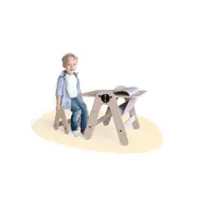 Masuta si tabla 2 in 1 cu scaunel Massam Ursulet MamaToyz JEMMtyz_massam2