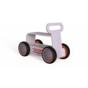 Jucarie din lemn 3 in 1 Ambulanta DriveMe Wood: masinuta ride-on, premergator si carucior de jucarii MamaToyz JEMMtyz_rideonwood1