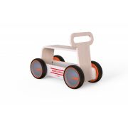 Jucarie din lemn 3 in 1 Ambulanta DriveMe Wood: masinuta ride-on, premergator si carucior de jucarii MamaToyz JEMMtyz_rideonwood1