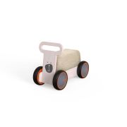 Jucarie din lemn 3 in 1 Ursulet DriveMe Soft: masinuta ride-on, premergator si carucior de jucarii MamaToyz JEMMtyz_rideonsoft1